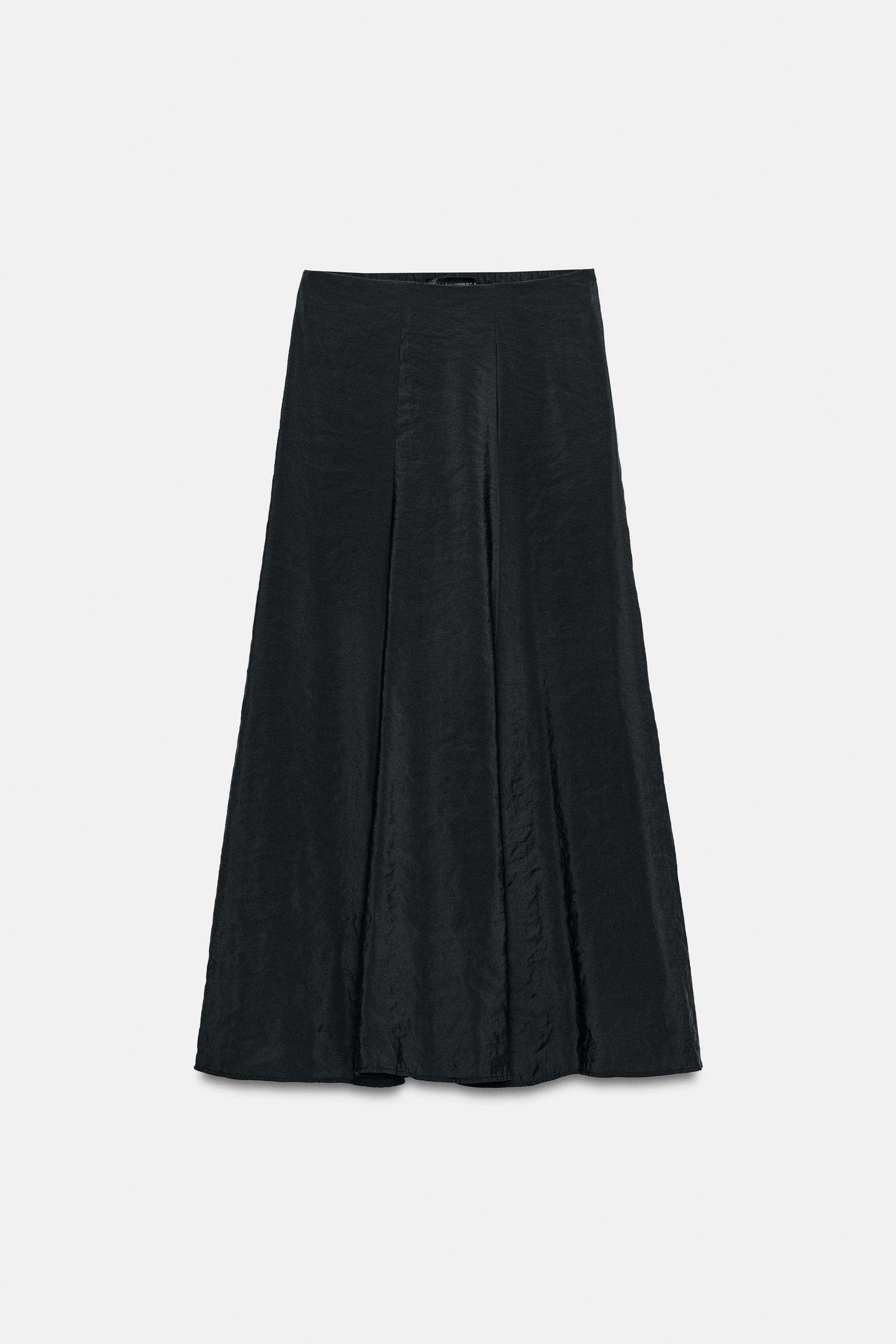 FLOWY MIDI SKIRT